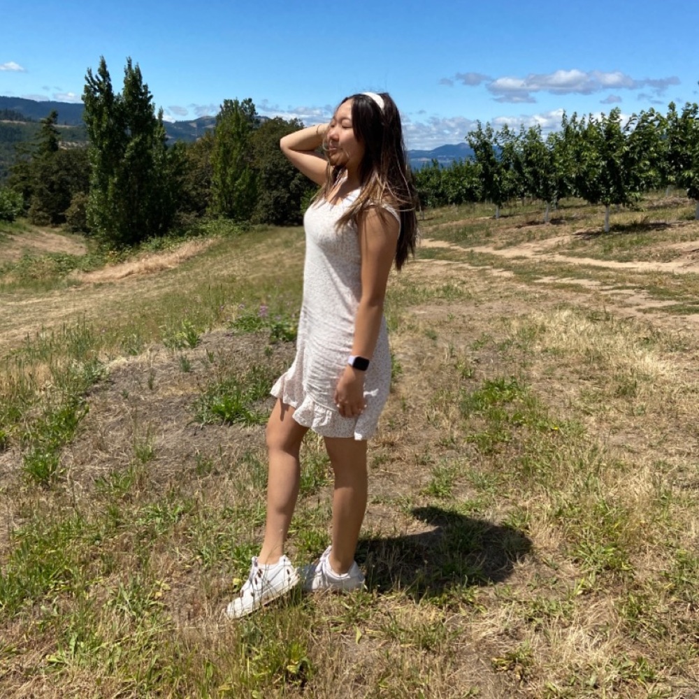 brandy melville floral silk dress - Picture 5 of 5